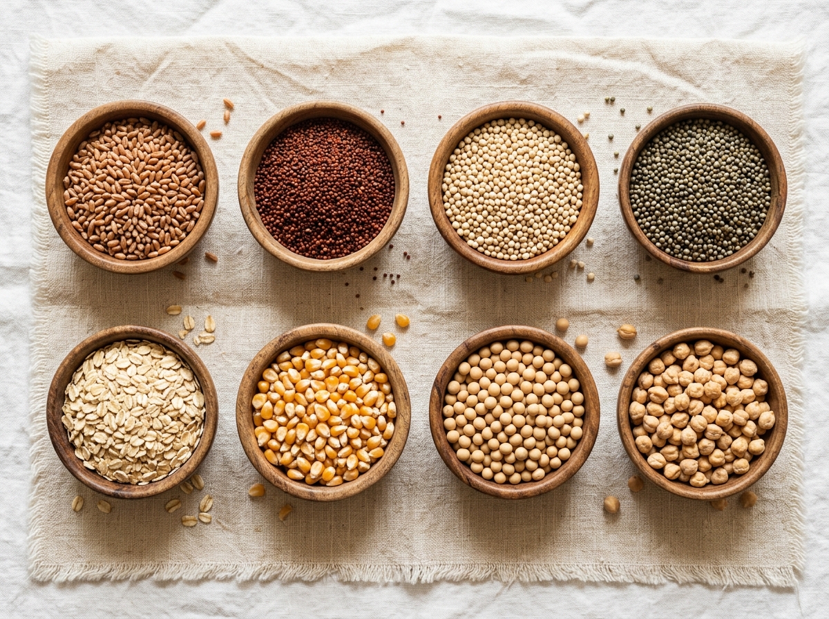 8 wholesome grains used in Sampann Multigrain Atta